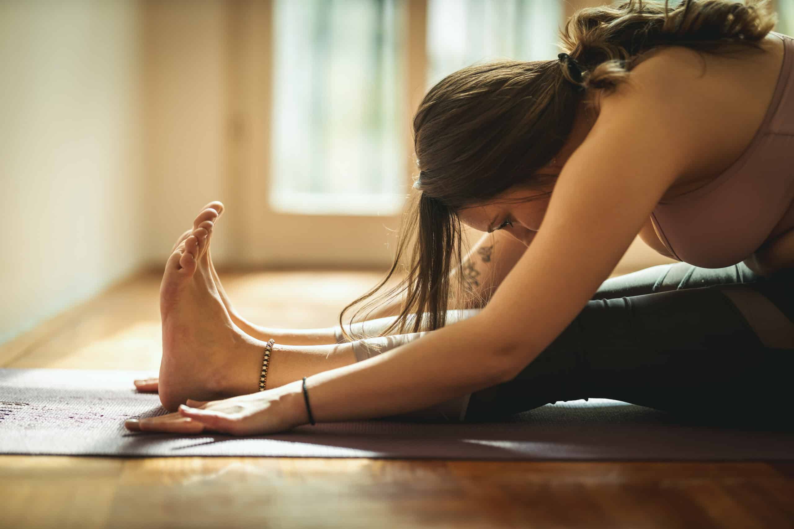 Paschimottanasana nello yoga per i corridori