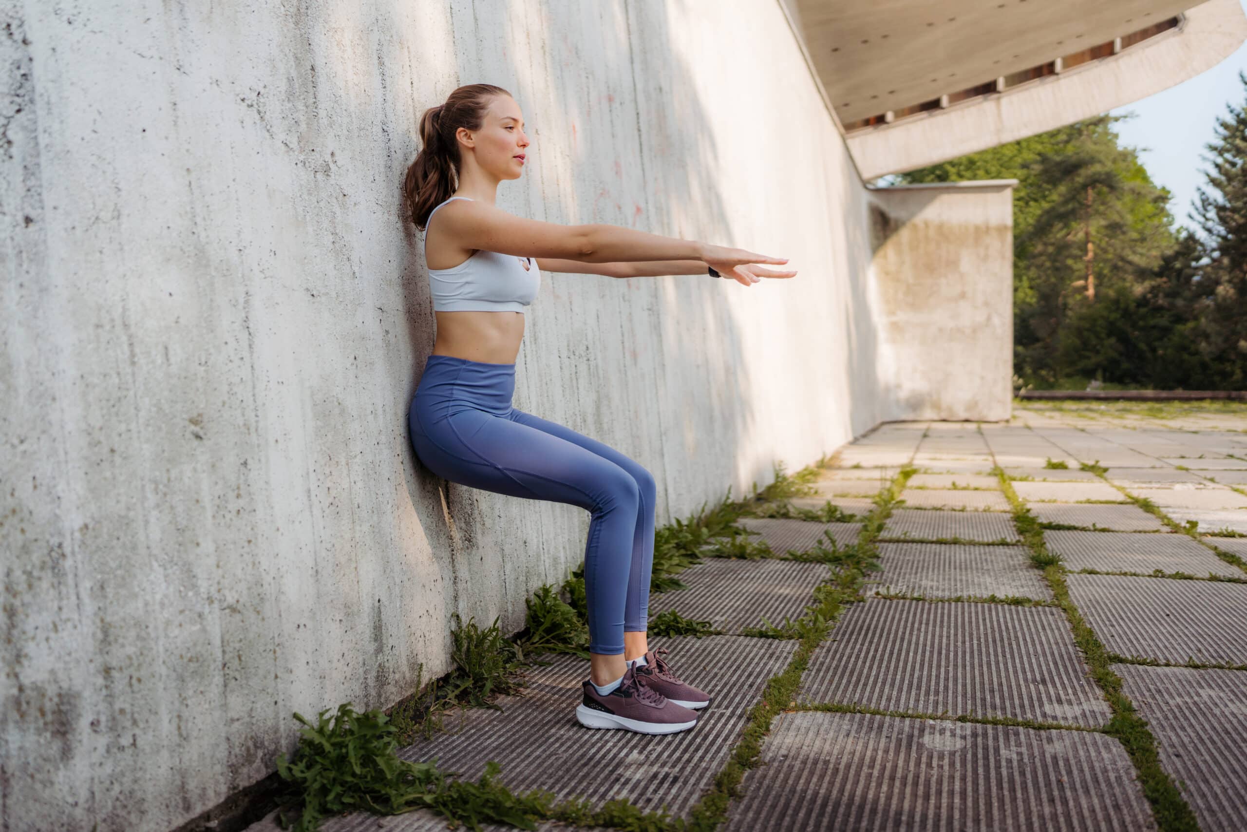 Il momento ideale per eseguire il Wall sit